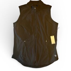 Jofit Men's Black Zip-Up Vest NWT size M